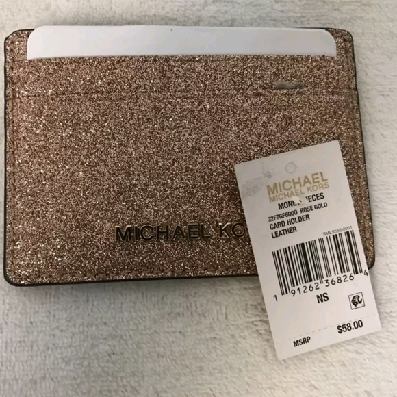 mk glitter wallet